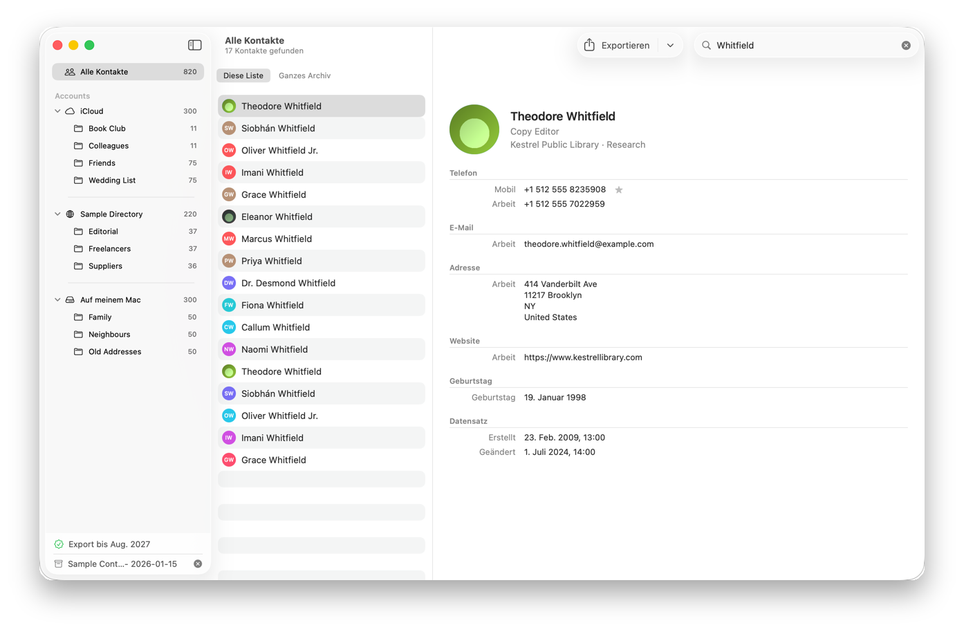 ABBU Restore: Suche in der aktuellen Liste oder im ganzen Archiv