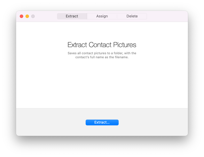 Backup Contact Pictures Screenshot 1