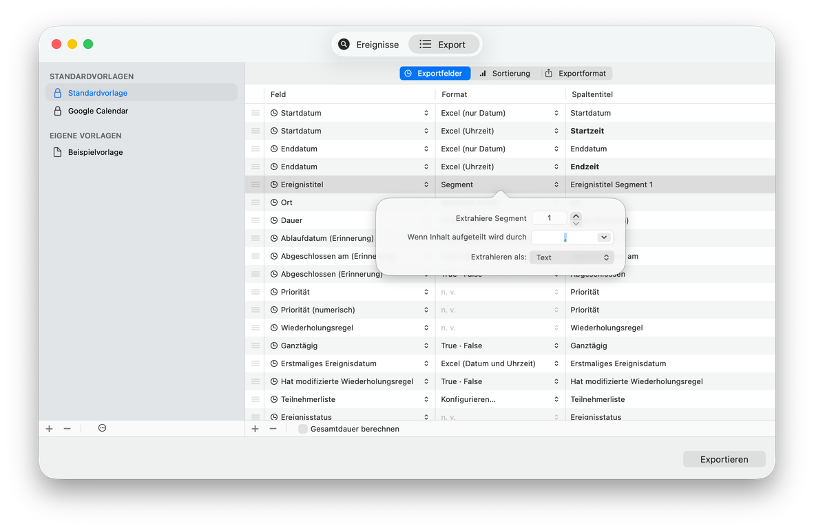 Export Calendars Pro Screenshot 2