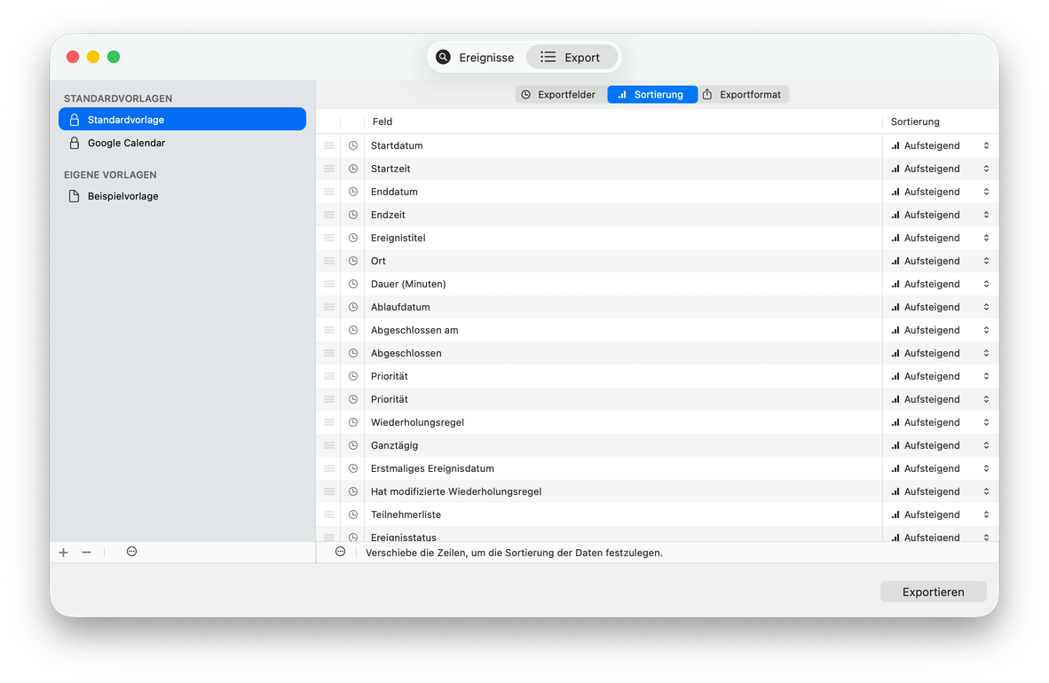 Export Calendars Pro Screenshot 3