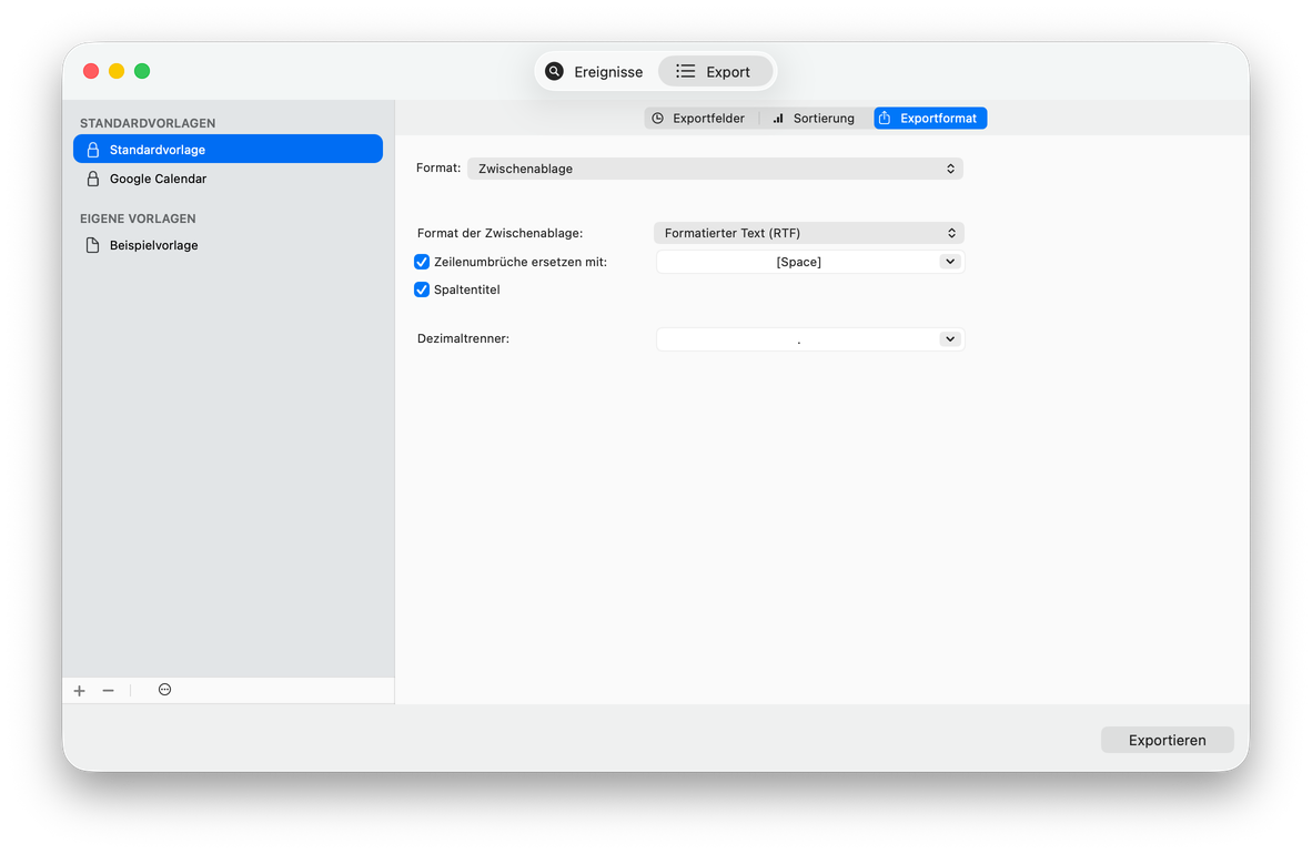 Export Calendars Pro Screenshot 5