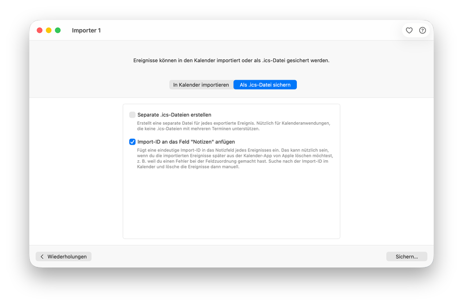 Importer for Calendar Screenshot 6