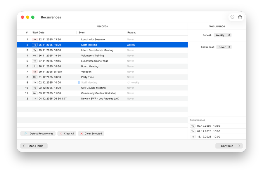 Importer for Calendar screenshot 4