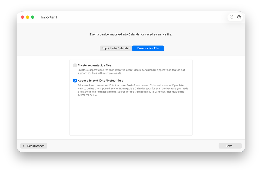 Importer for Calendar screenshot 6