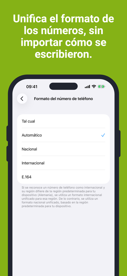 Unifica el formato de los números, sin importar cómo se escribieron.