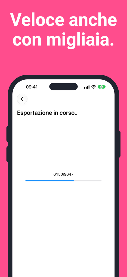 Veloce anche con migliaia.